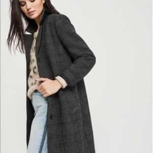 Abercrombie Plaid Dad Coat
